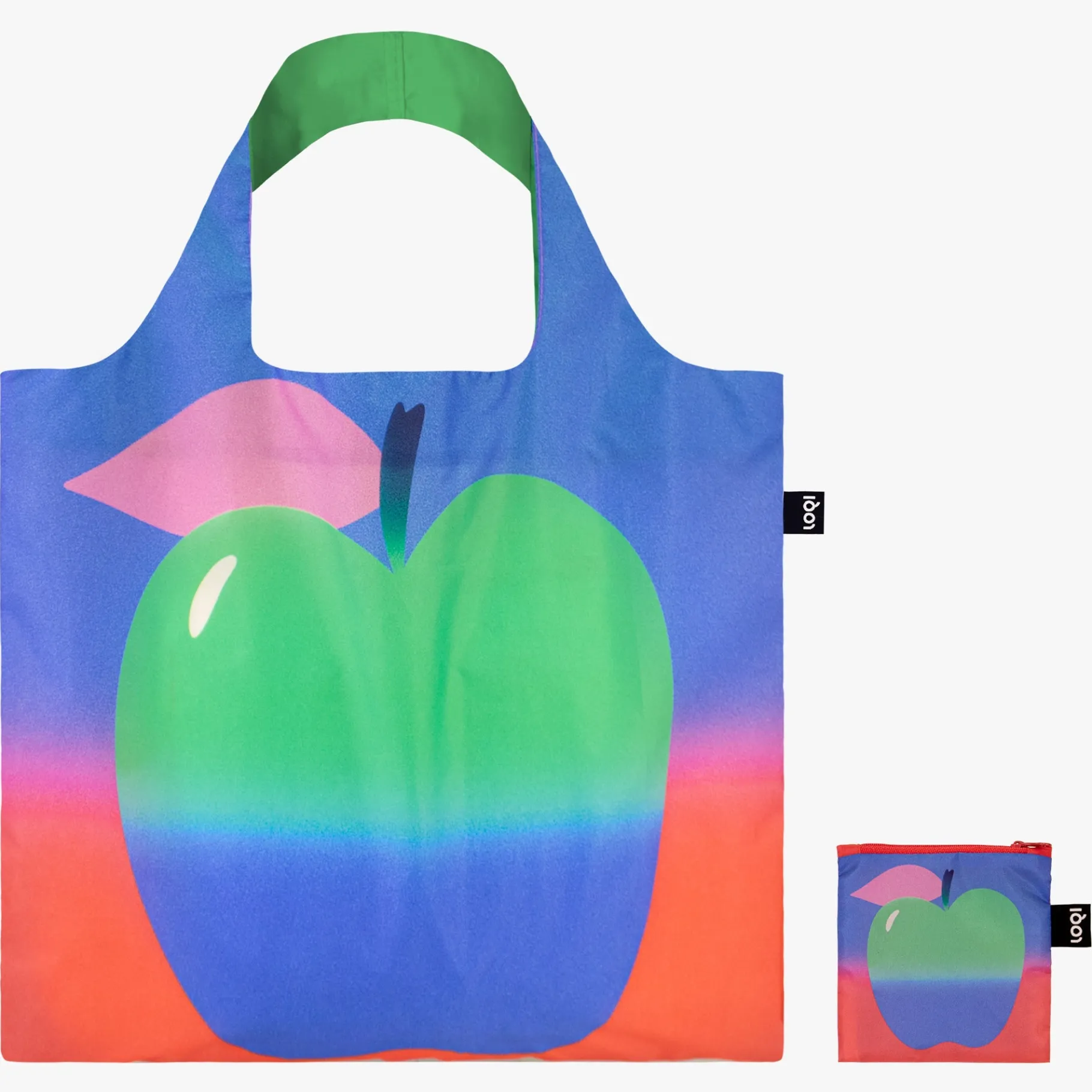 LOQI ANA POPESCU Recycling-Tasche mit Apfelmotiv Sale