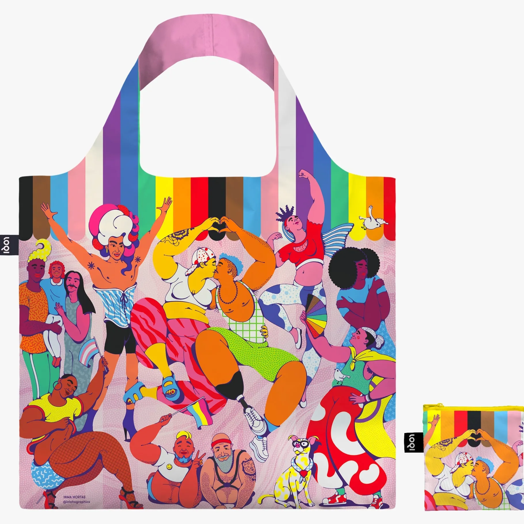 LOQI INMA HORTAS Pride Recycling-Tasche Discount