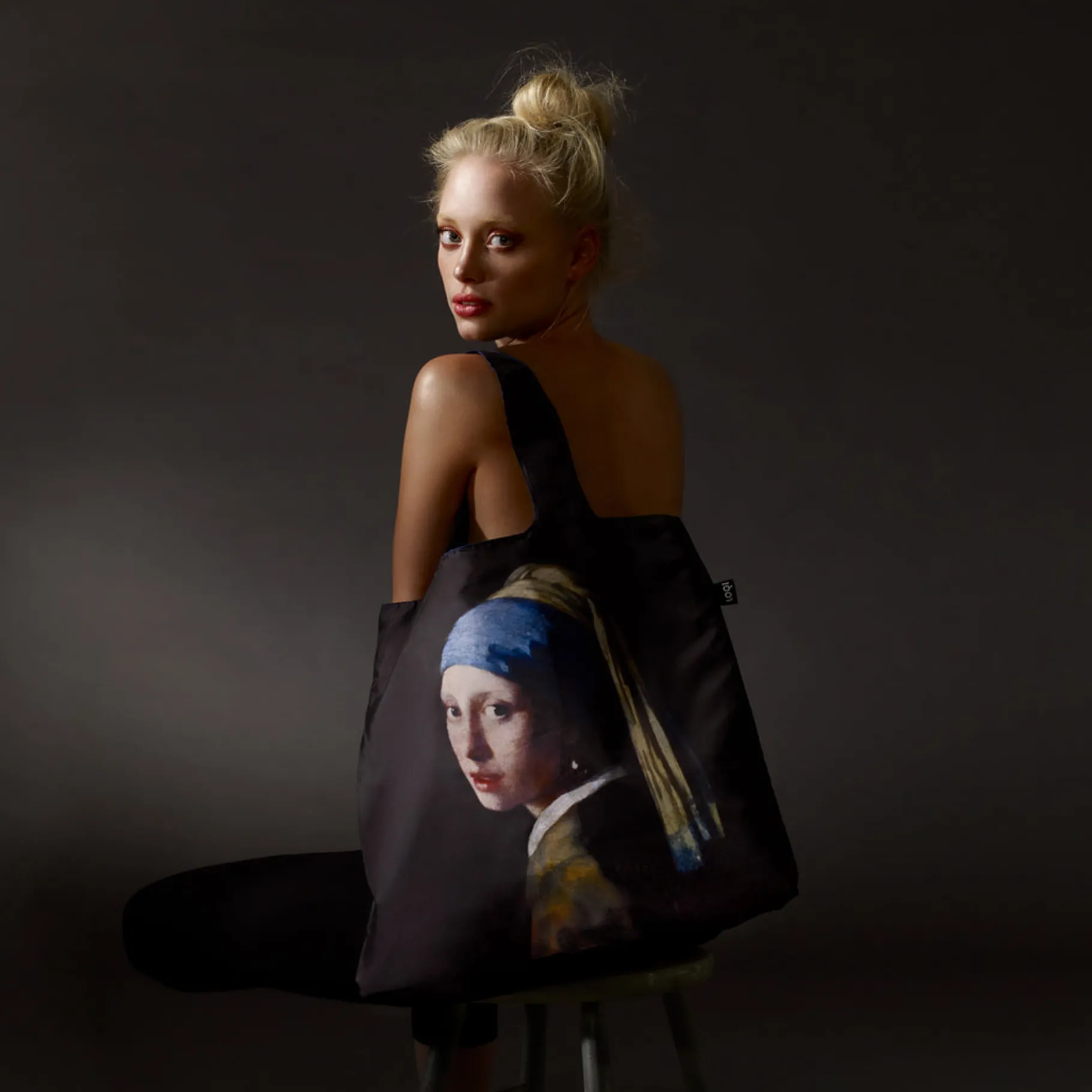 LOQI JOHANNES VERMEER Mädchen mit dem Perlenohrring Recyclingtasche Fashion