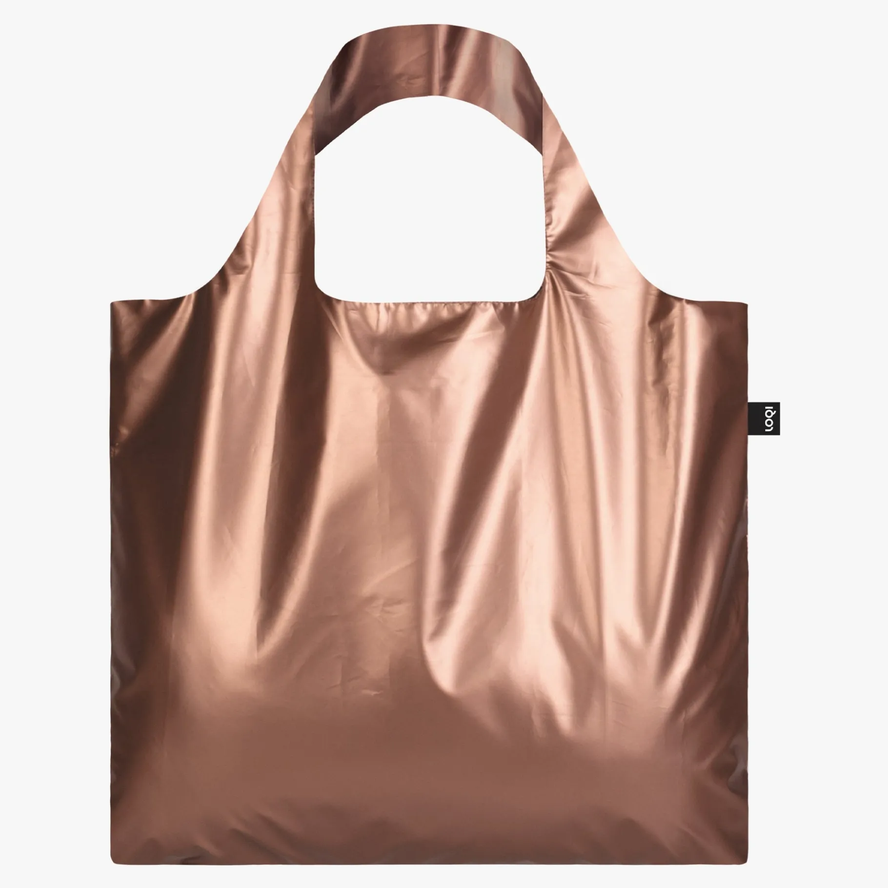 LOQI JOHANNES VERMEER Mädchen mit Perlenohrring Roségold Metallic Tasche Clearance