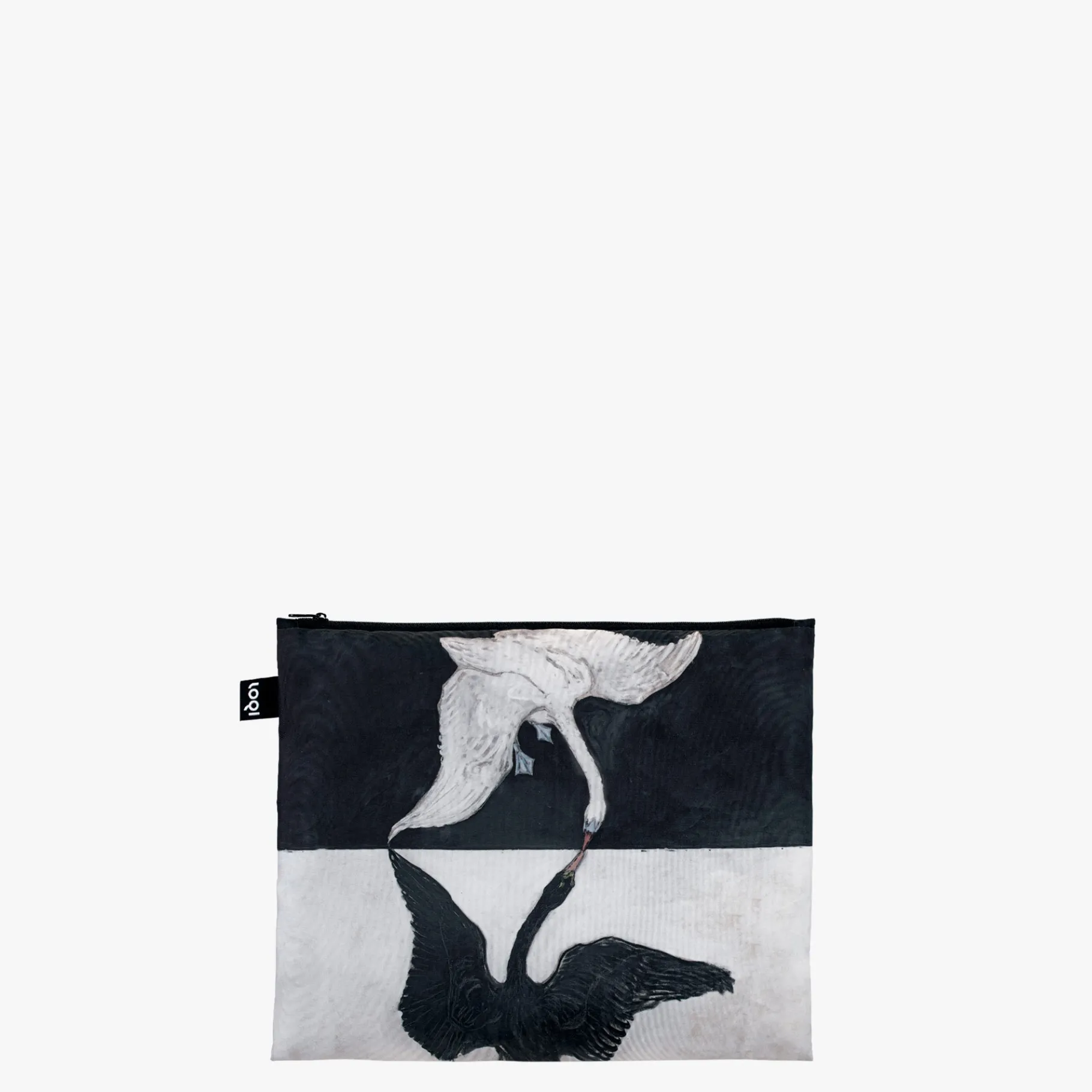 LOQI KLINT Der Schwan, Kindheit MONDRIAN New York Recycelte Reißverschlusstaschen Flash Sale