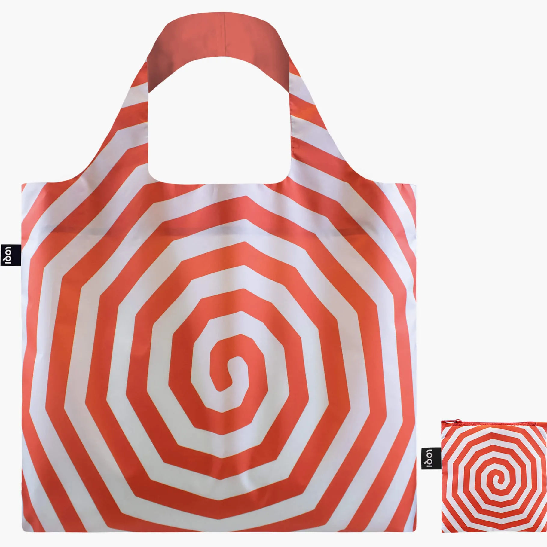 LOQI LOUISE BOURGEOIS Spirals Rote Recyclingtasche New