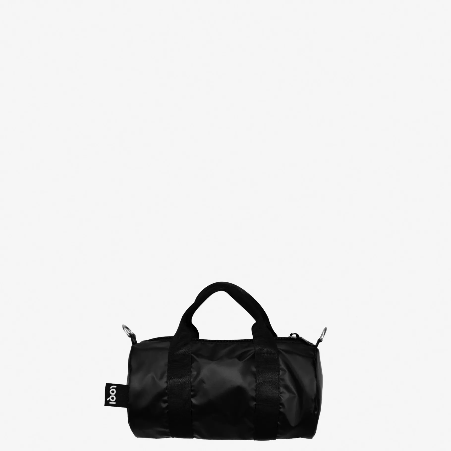 LOQI METALLIC Schwarzer kleiner Weekender Online