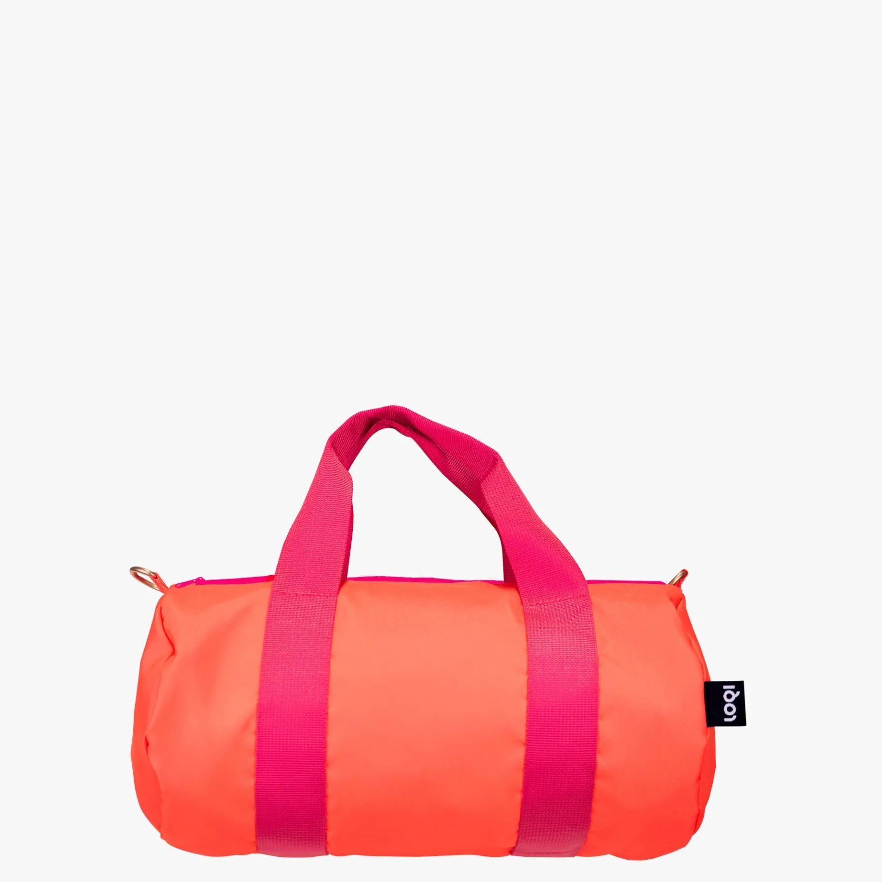 LOQI NEON Medium Weekender aus recyceltem Material in Dunkelorange Hot