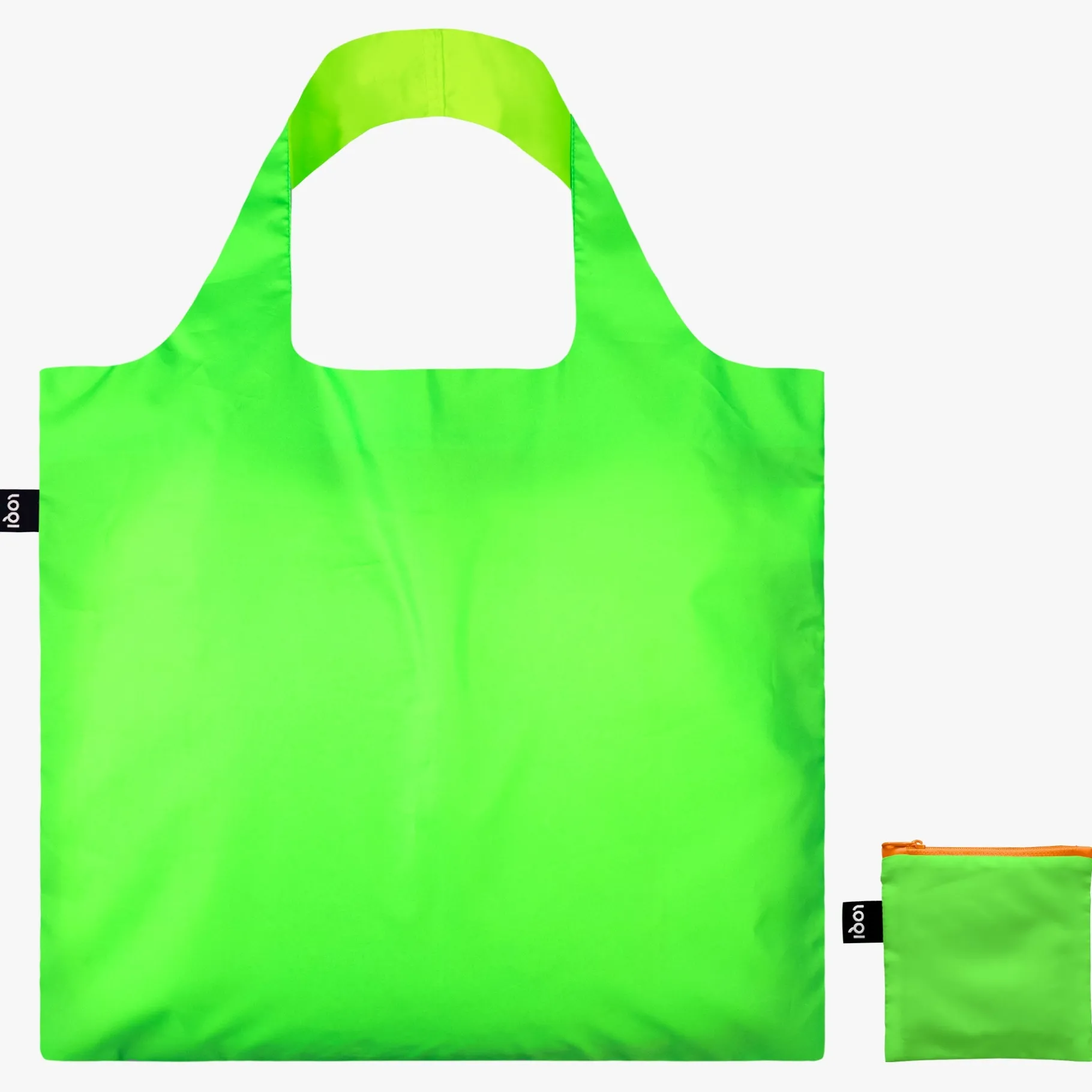 LOQI NEONgrüne Recyclingtasche New