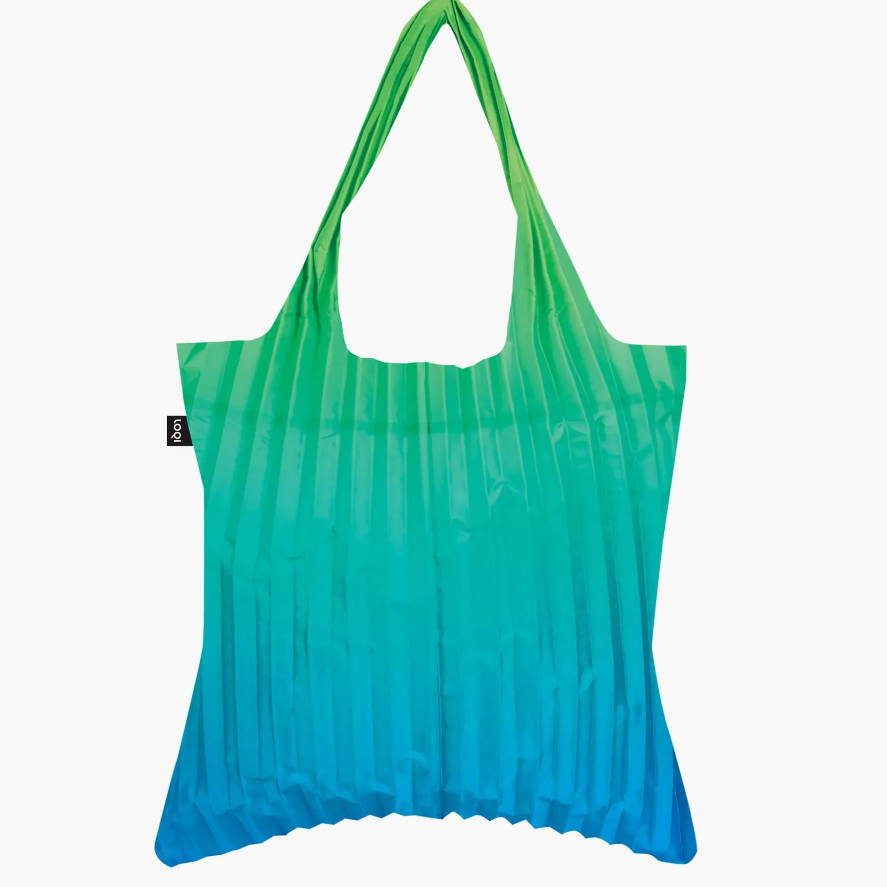 LOQI PLISSIERTE Regenbogengrüne Tasche Fashion