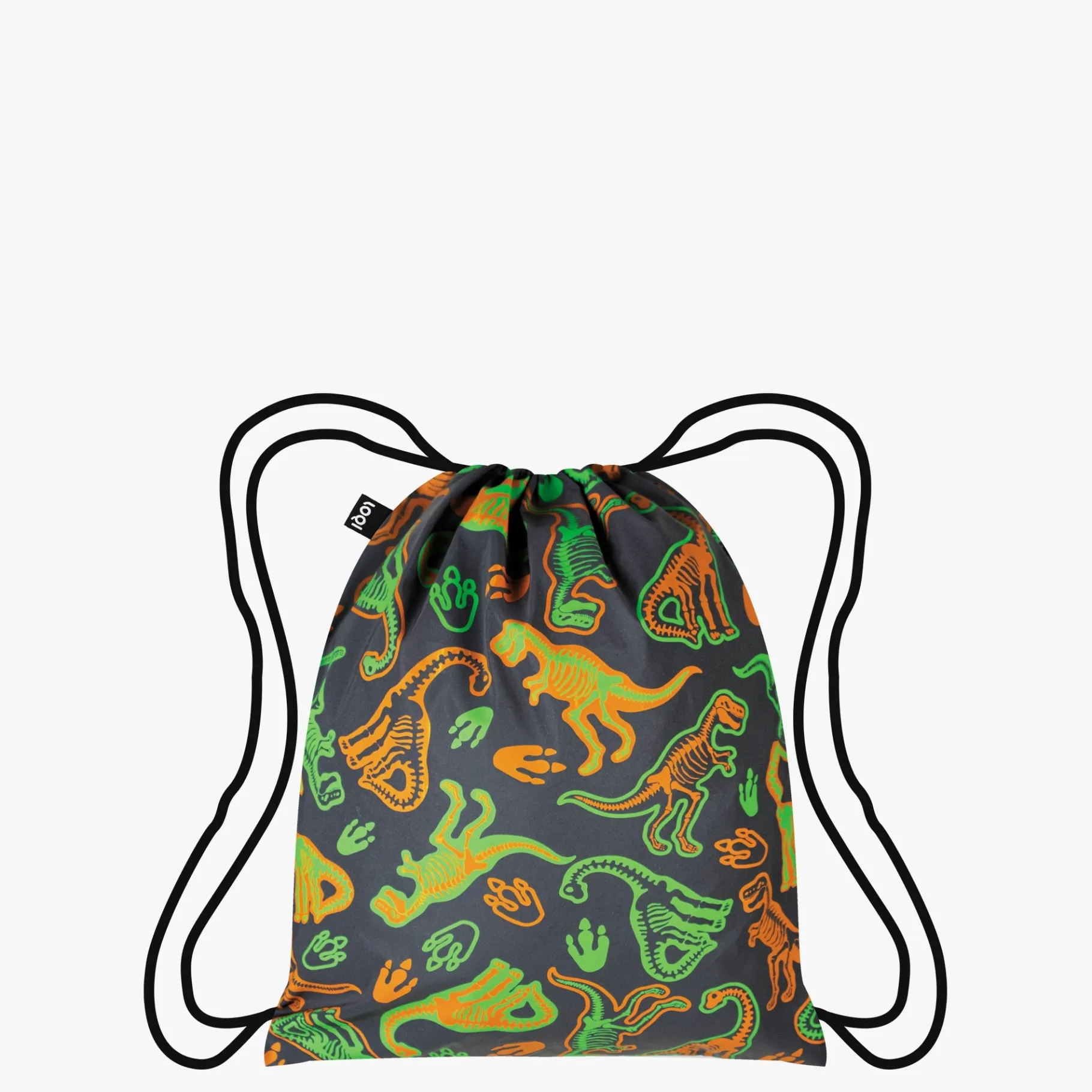 LOQI Reflektierender mittelgroßer Rucksack mit Dinosaurier-Skelett Outlet