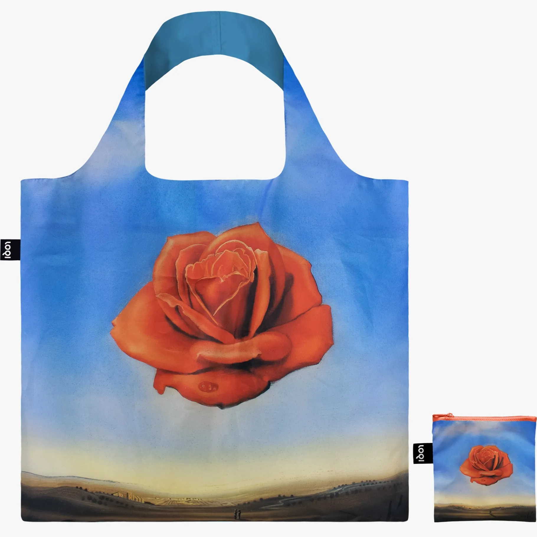 LOQI SALVADOR DALI Meditative Rose Recyclingtasche Flash Sale