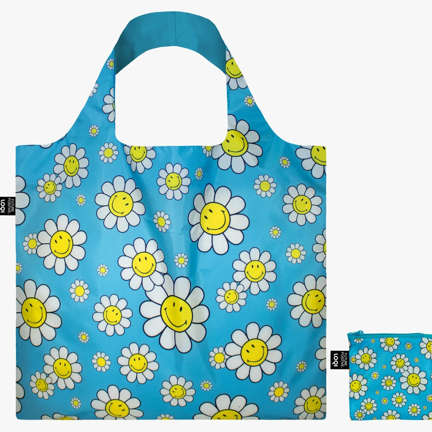 LOQI SMILEY Blumen Wassermann Recycling Tasche Sale