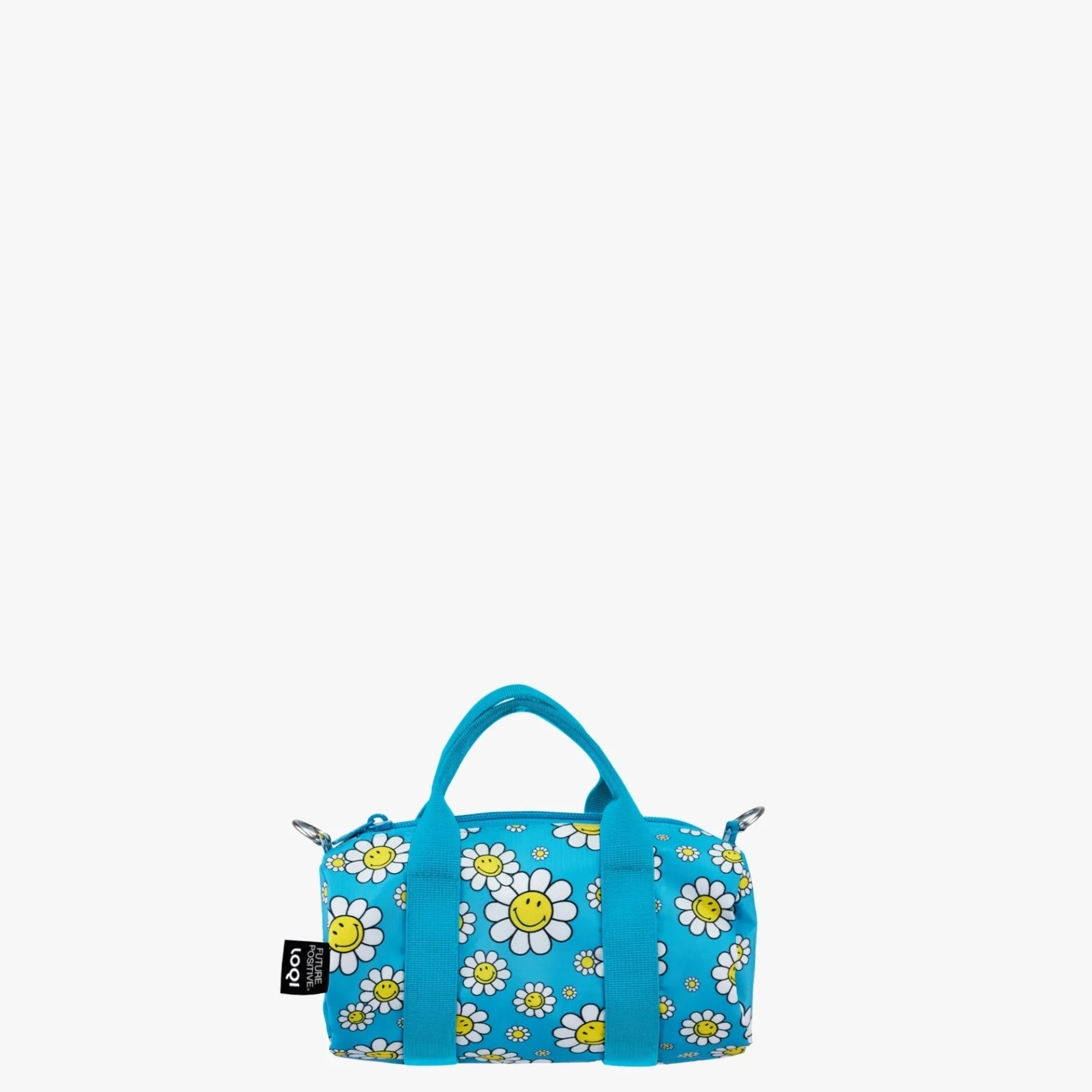 LOQI SMILEY Flowers Aquarius Kleiner recycelter Weekender Sale