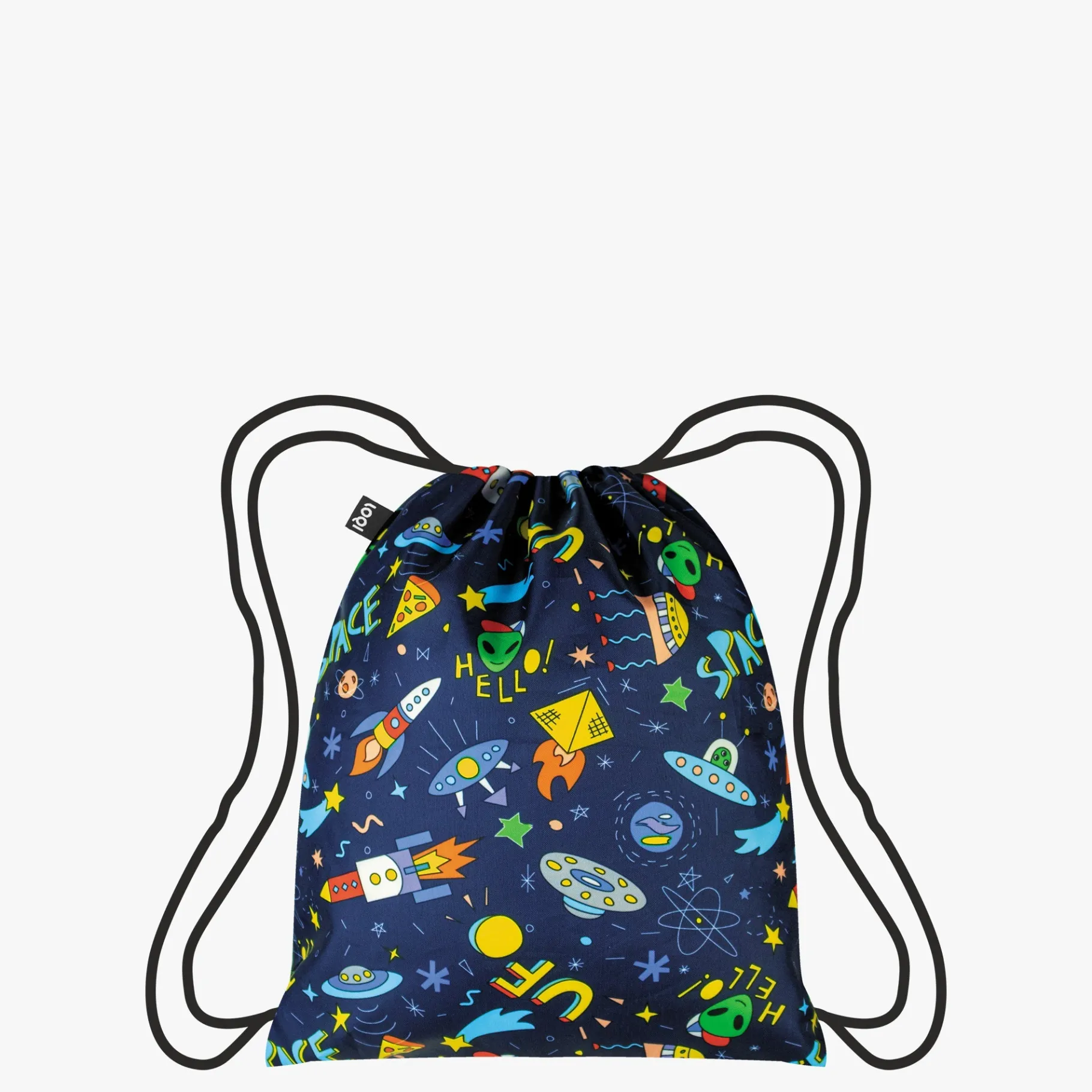 LOQI SPACE Ufo Mittelgroßer Rucksack aus Recyclingmaterial Discount