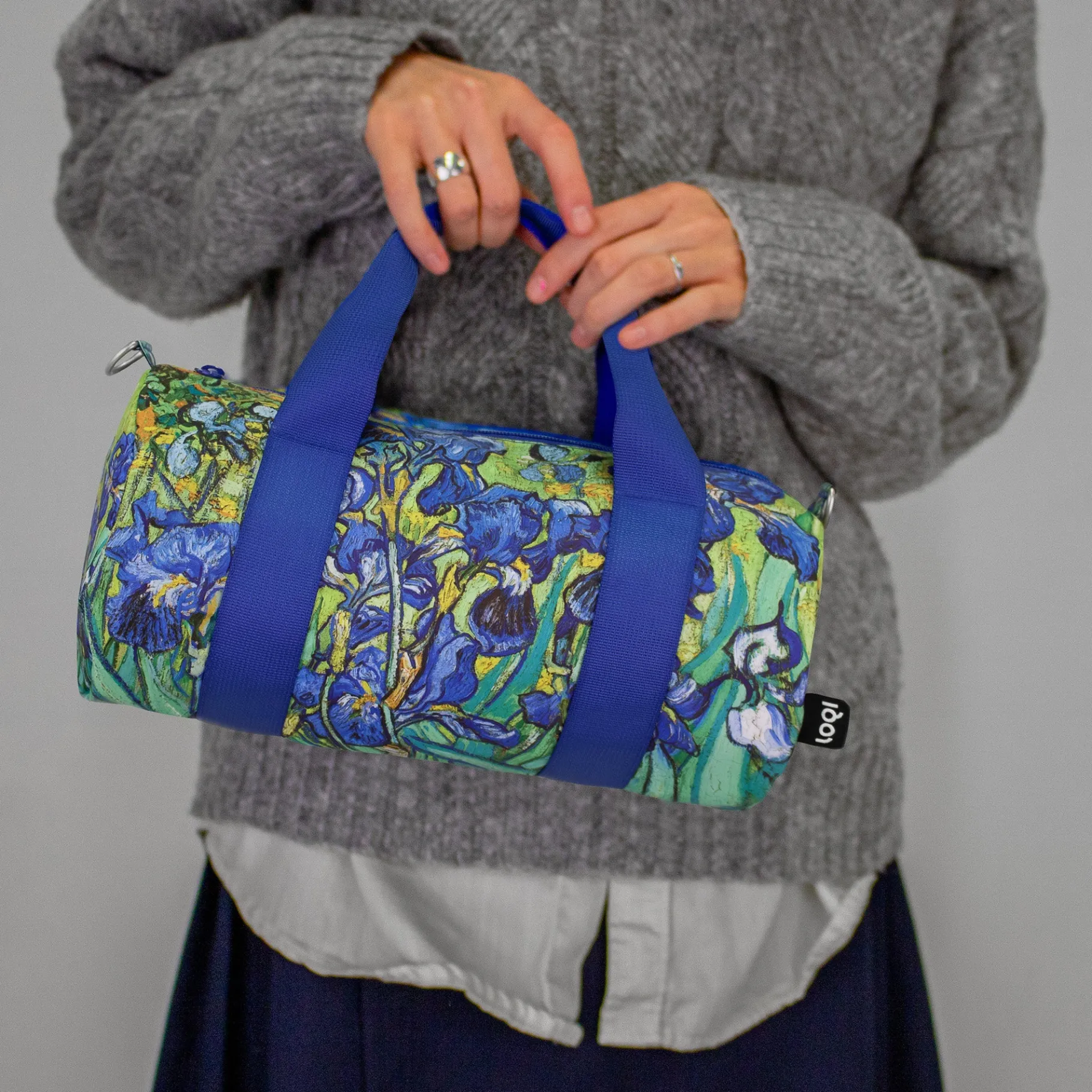 LOQI VINCENT VAN GOGH – Mittlerer Weekender aus recyceltem Material „Irises“ Hot