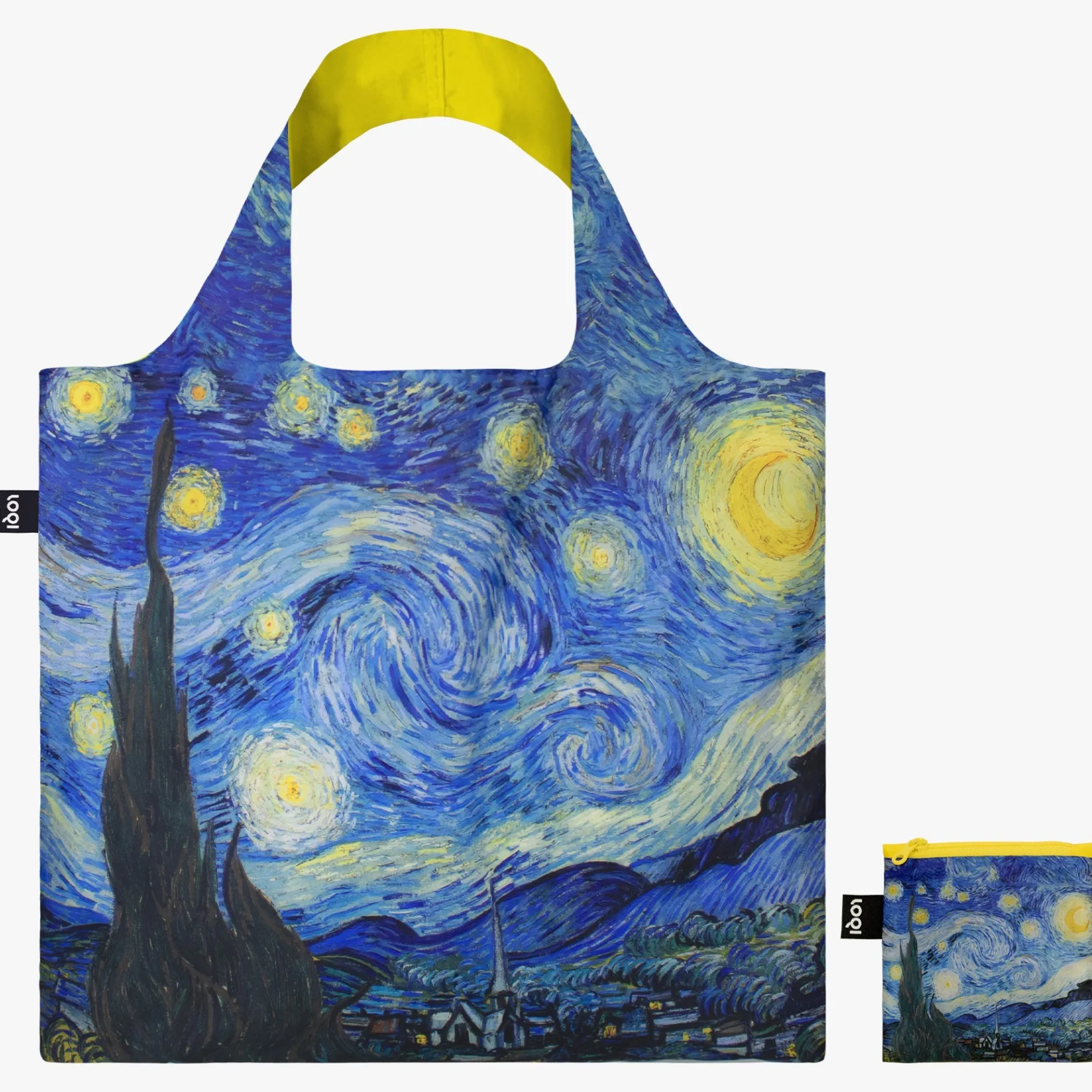 LOQI VINCENT VAN GOGH Sternennacht Neon Recyclingtasche Discount